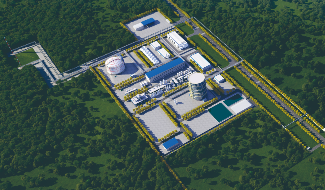 2. 內(nèi)蒙古恒坤LNG項目完成儲罐基礎(chǔ)頂板澆筑