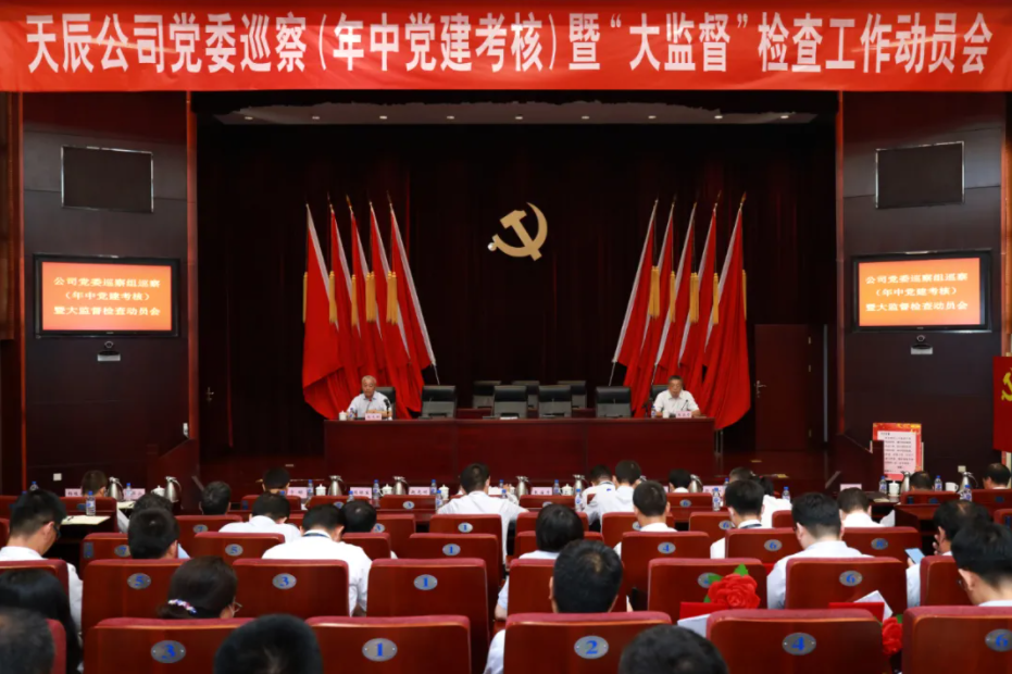 天辰公司召開(kāi)黨委巡察（年中黨建考核）暨“大監(jiān)督” 檢查工作動(dòng)員會(huì)