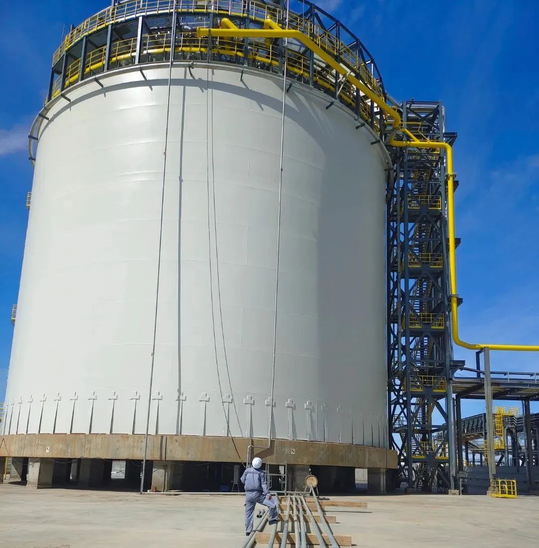 TCC Kazakhstan IPCI Project Propylene Cryogenic Tank Pre-Cooling Successfully Started-Up at One Time