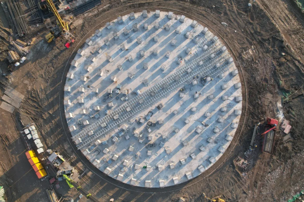 The Pouring of the Caps of the Cryogenic Tank Area of the TCC Liquid Hydrocarbon Storage Project was Successfully Completed!