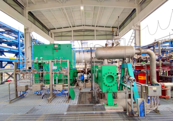 The first compressor was successful in first test production at GuangXi HuaYi industrial gas island project which is undertaken by TCC