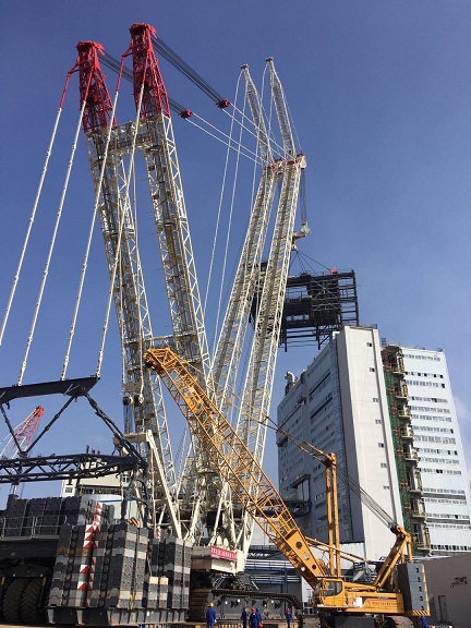 TCC Yanzhou Coal DMMn Project’s Modular Assembly Steel Structure  successfully Lifted in Place